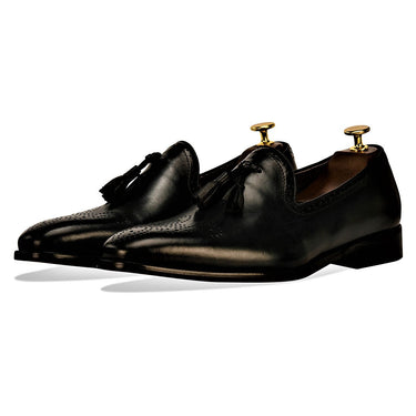 Medallion Tassel Slipon Blue