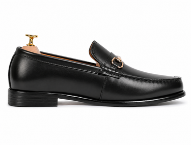 Glen Horse Bit Black Slip On