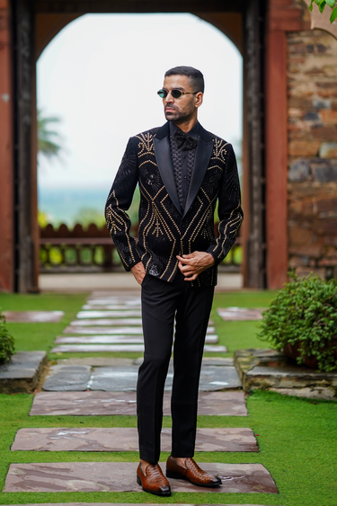 Golden Noir Tux Set
