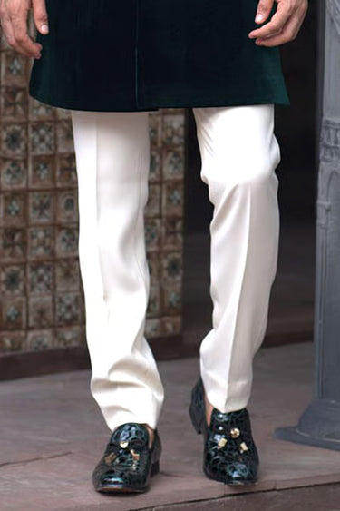 Velvet Emerald Indo-Western Set
