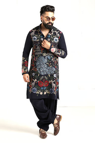 Lycra Premium Ari Work Kurta Set