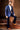 Blue Wave Patterned Lapel Tuxedo