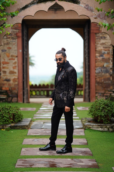 Black Heavy Gun Metal Tuxedo