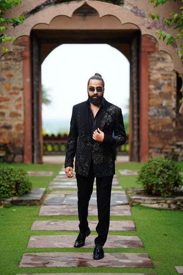 Black Heavy Gun Metal Tuxedo