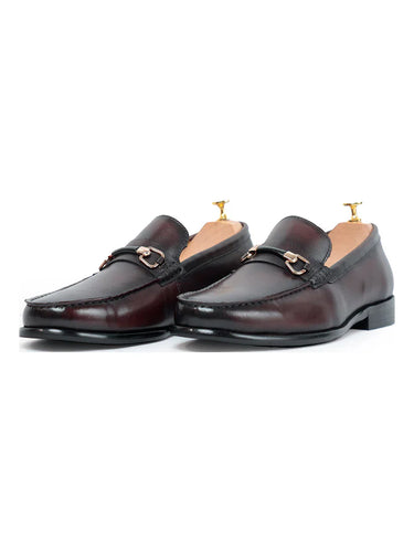 Glen Horse Bit Black Slip On