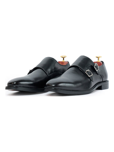 Julius Classic Monk Strap Black
