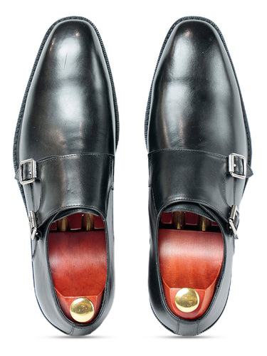 Julius Classic Monk Strap Black