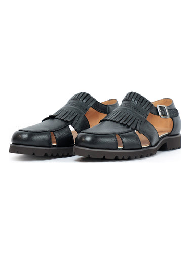Pacho Leather Sandal Black