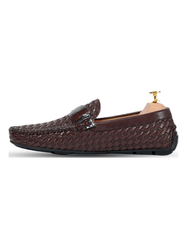 Ross Weaved Loafer Coffee