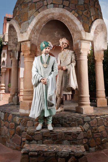 Designer Embroidered Sherwani for Groom