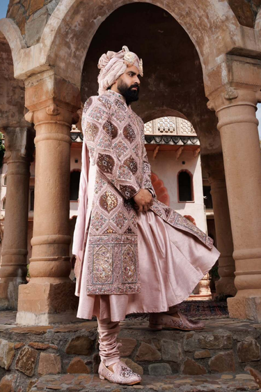 Raw Silk Maharaj Sherwani