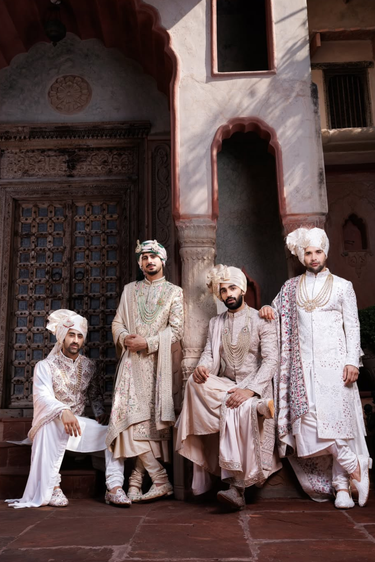 Designer Embroidered Sherwani for Groom