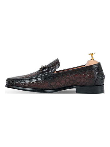 Vantier Classic Horsebit Pebble Coffee