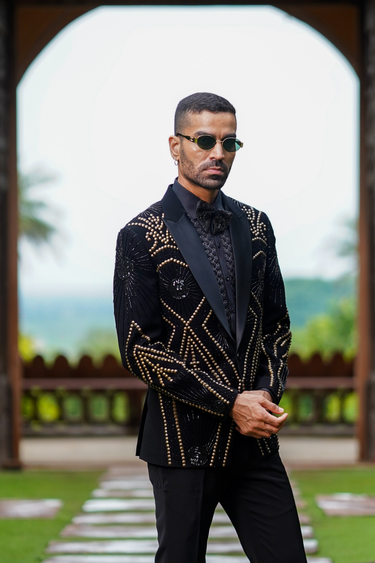 Golden Noir Tux Set