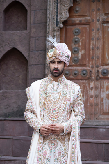Royal Chikankari Sherwani