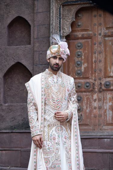 Royal Chikankari Sherwani